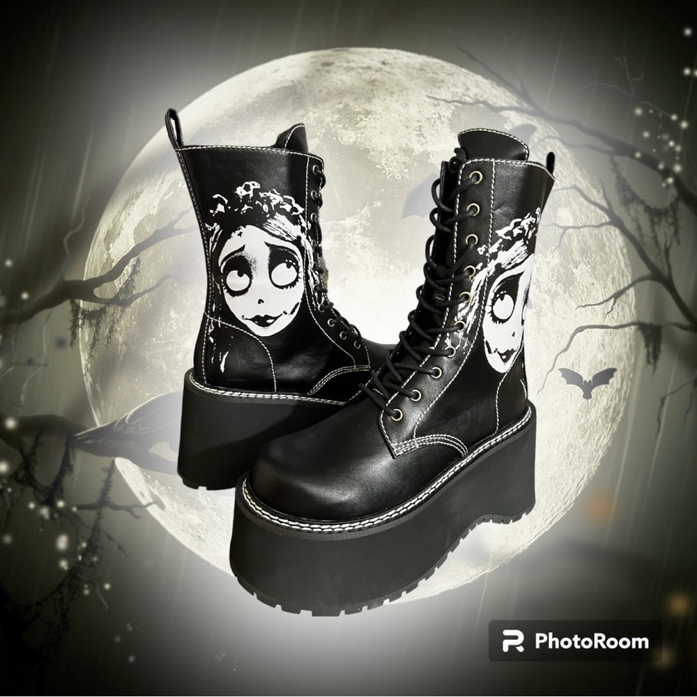 Corpse Bride Boots / Corpse Bride Combat Boots